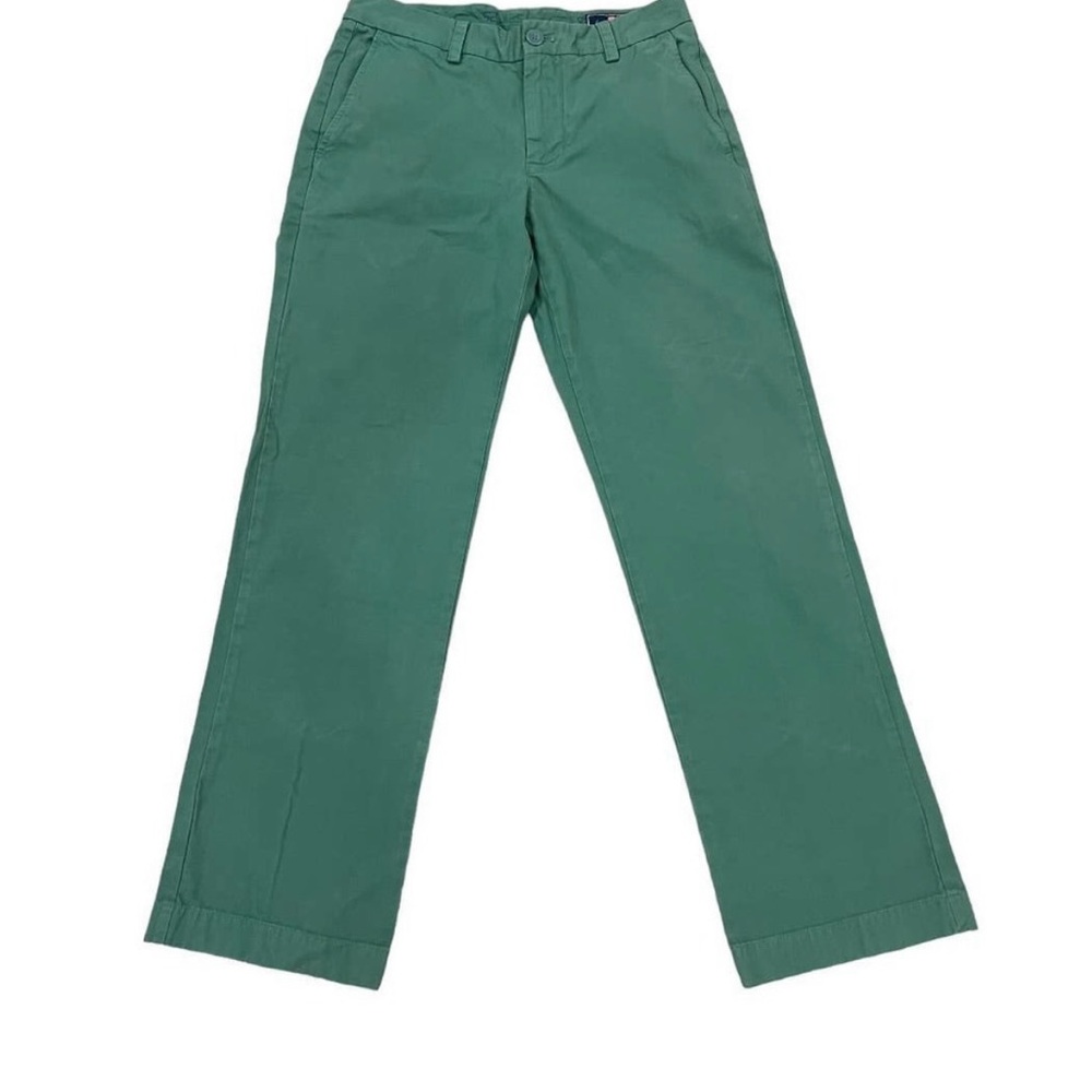 Vineyard Vines Men’s Slim Fit Breaker Pants 32x32 Sage Green Chino Preppy EUC
